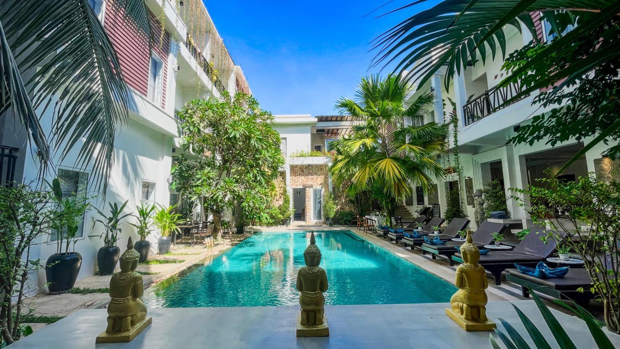 Boutique Indochine D'Angkor Siem Reap Exterior foto