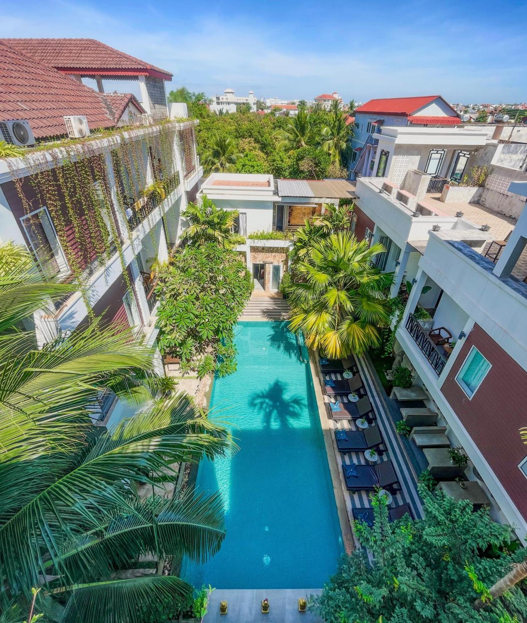 Boutique Indochine D'Angkor Hotel Siem Reap Exterior foto