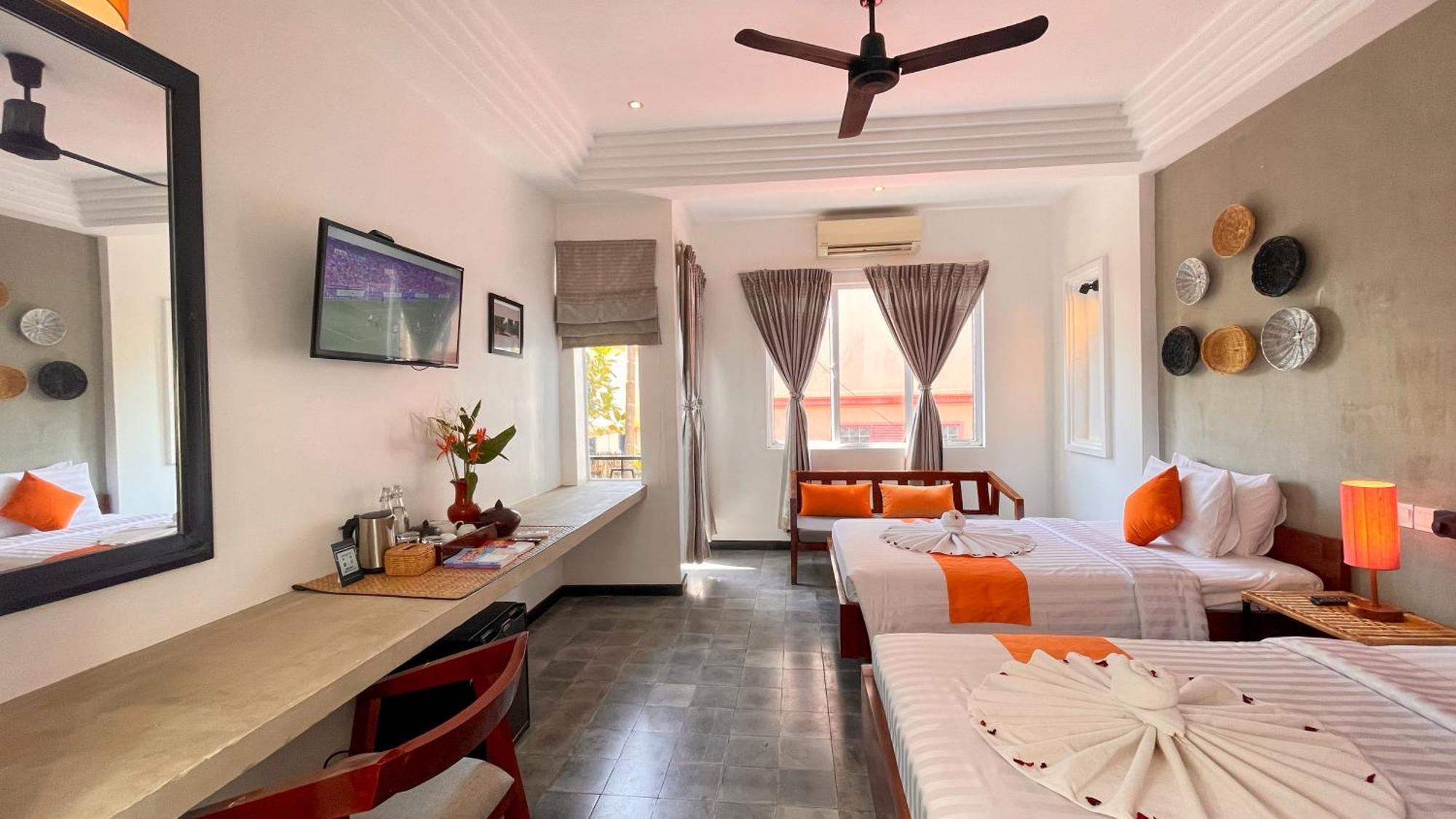 Boutique Indochine D'Angkor Siem Reap Quarto foto