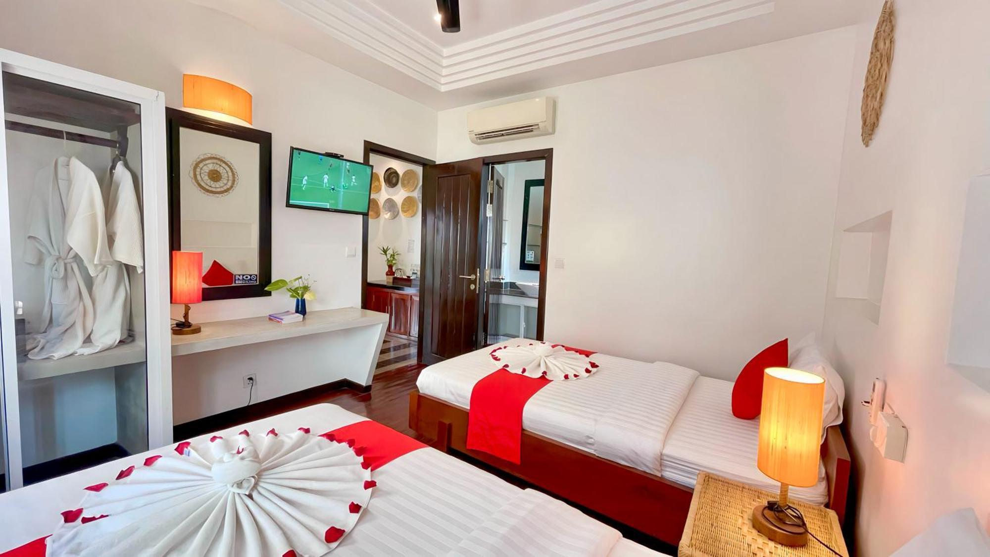 Boutique Indochine D'Angkor Siem Reap Quarto foto