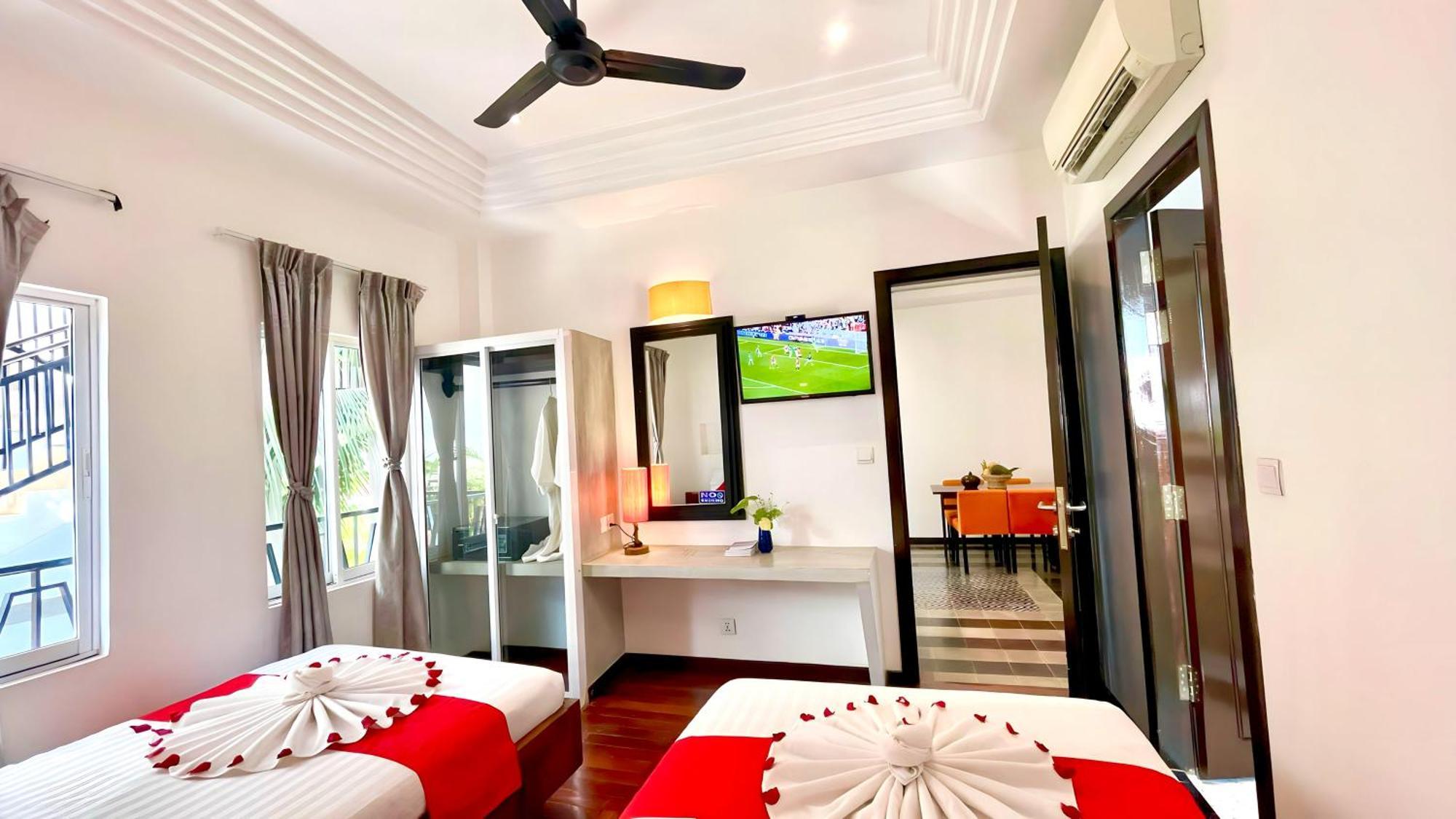 Boutique Indochine D'Angkor Siem Reap Quarto foto