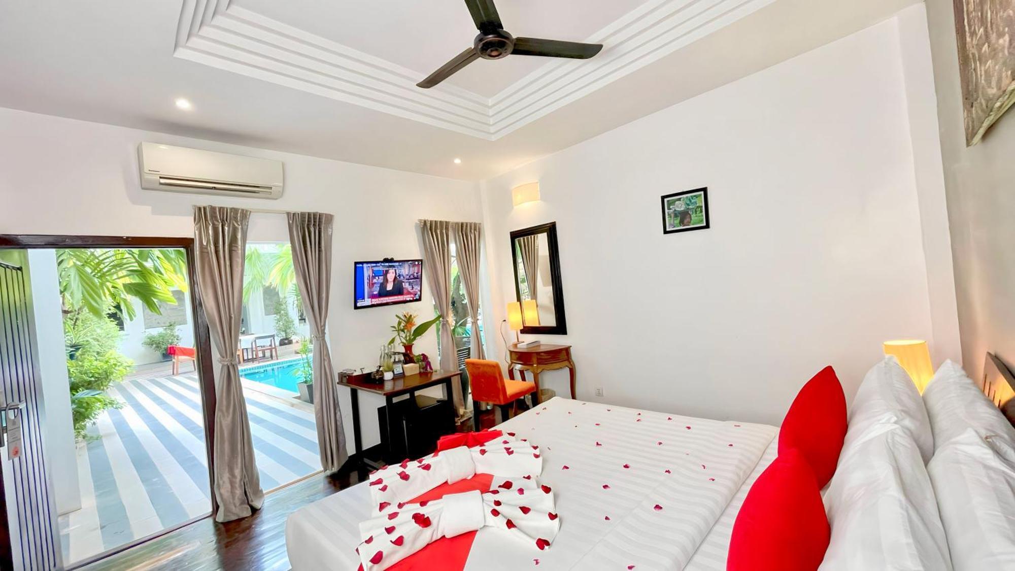 Boutique Indochine D'Angkor Siem Reap Quarto foto