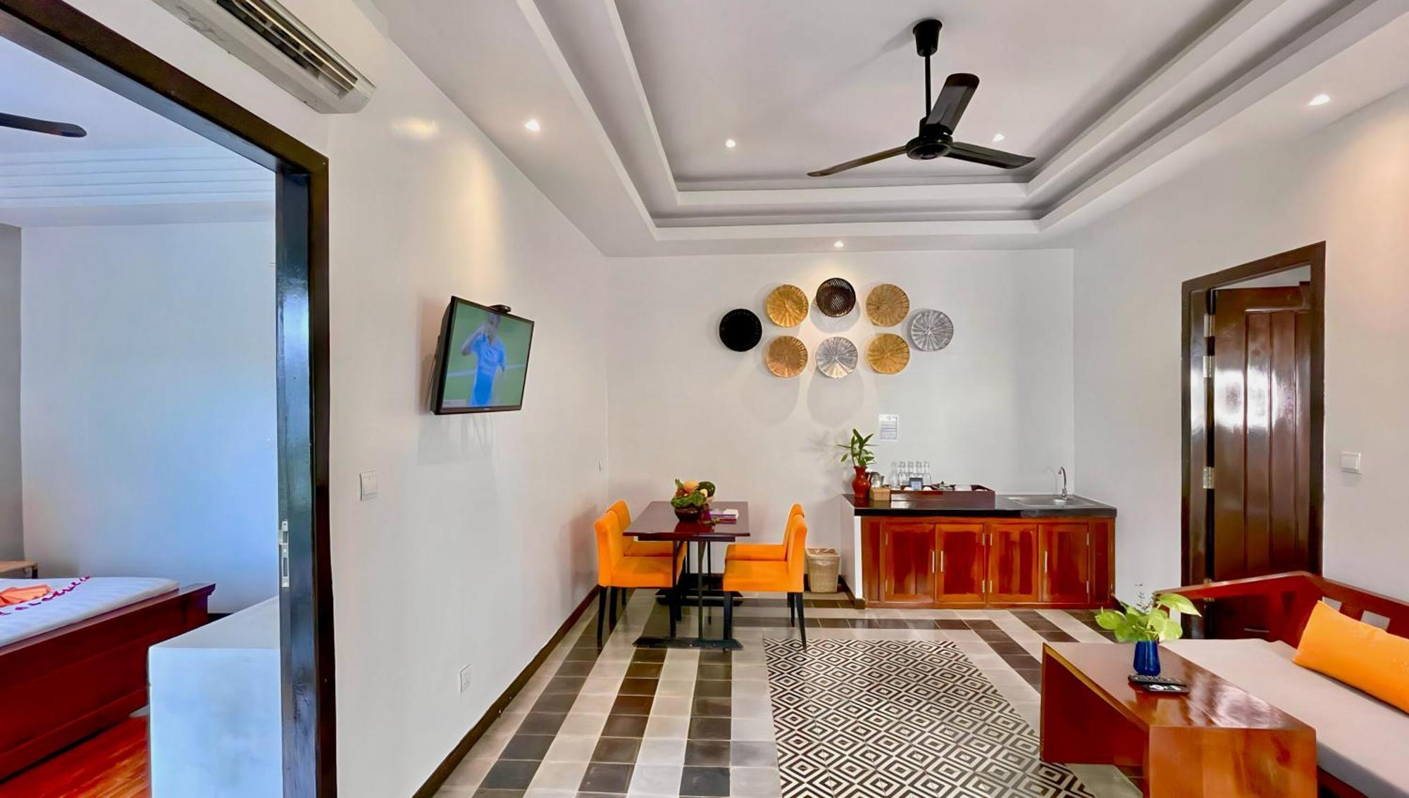 Boutique Indochine D'Angkor Siem Reap Quarto foto