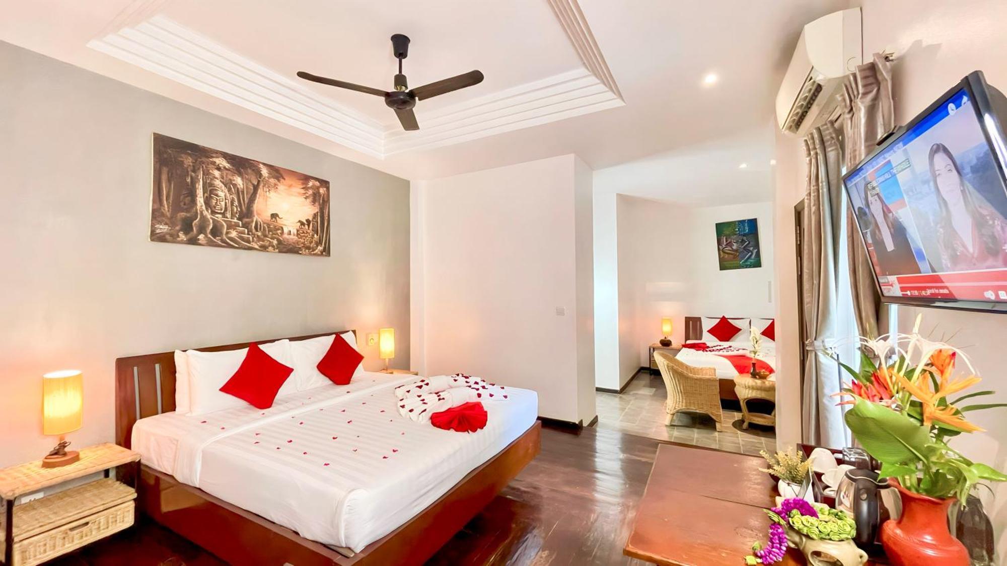 Boutique Indochine D'Angkor Siem Reap Quarto foto