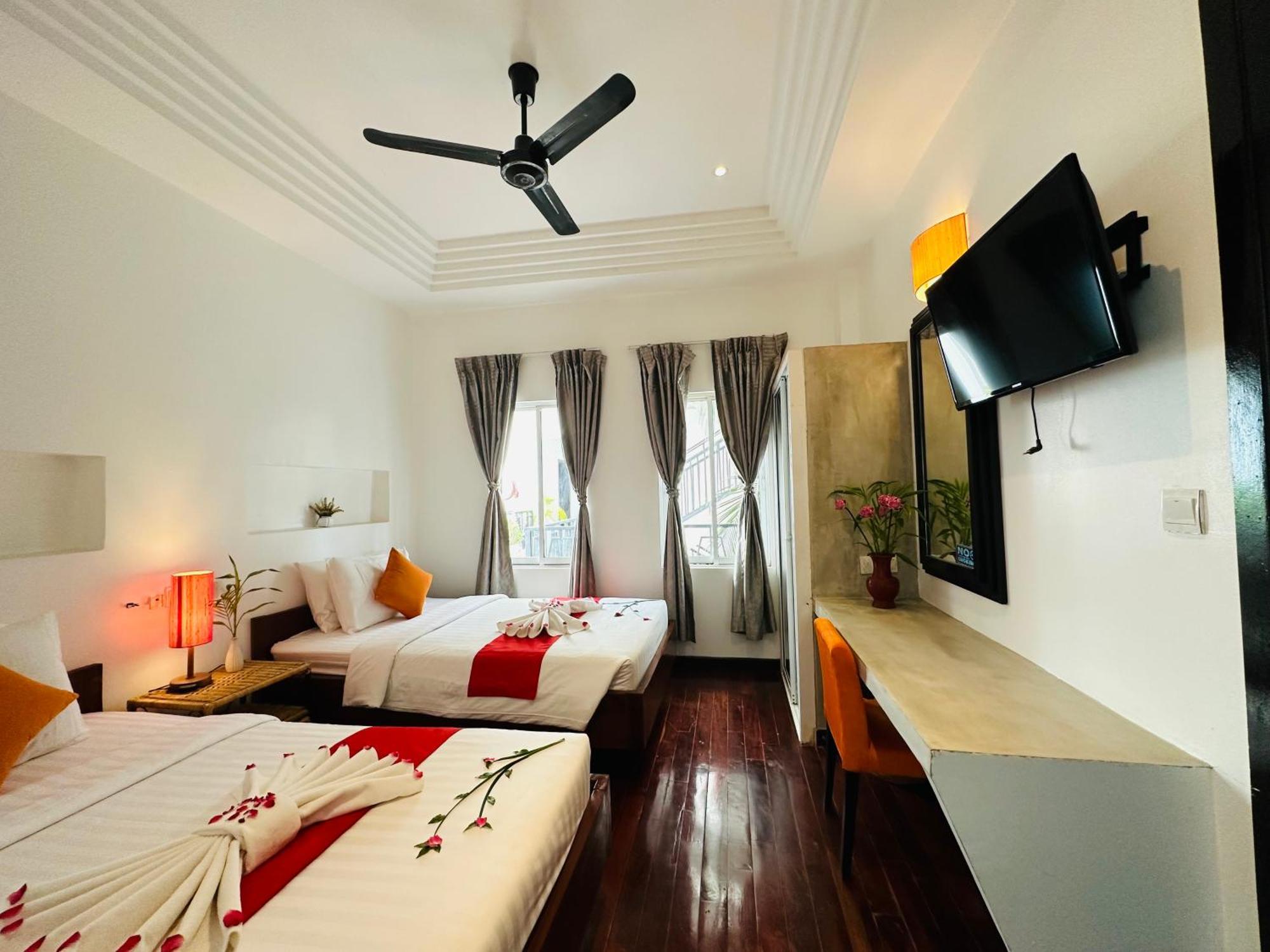 Boutique Indochine D'Angkor Siem Reap Quarto foto